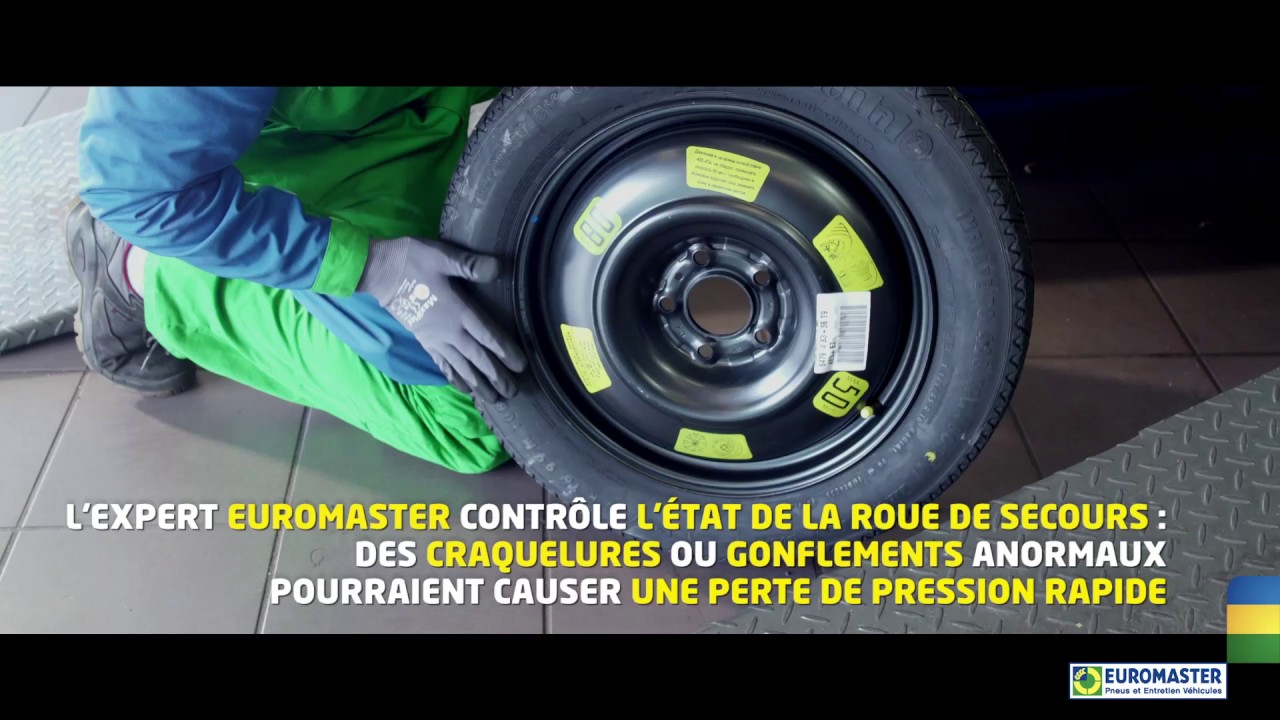 Pression de la roue de secours | Point de contrôle #11 Euromaster