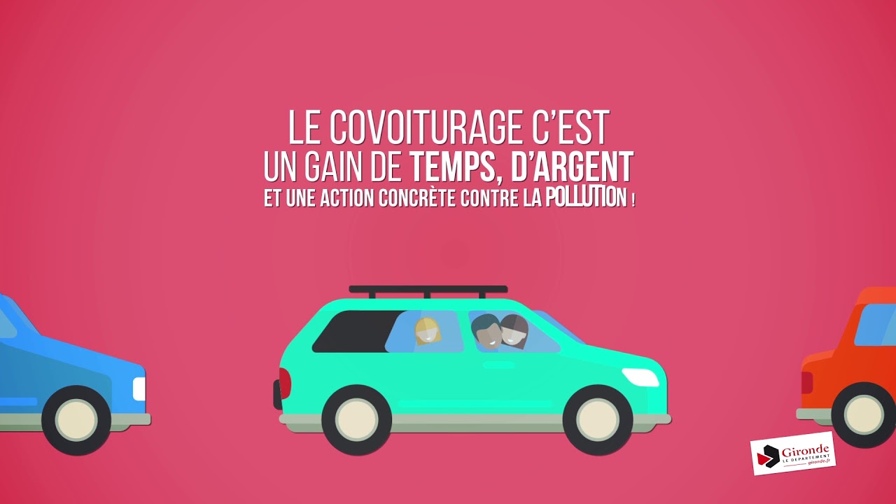 Le covoiturage girondin - 2mn pour comprendre