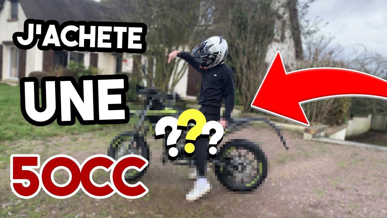 J'ACHETE MA PREMIERE 50CC (ELLE EST INCROYABLE)