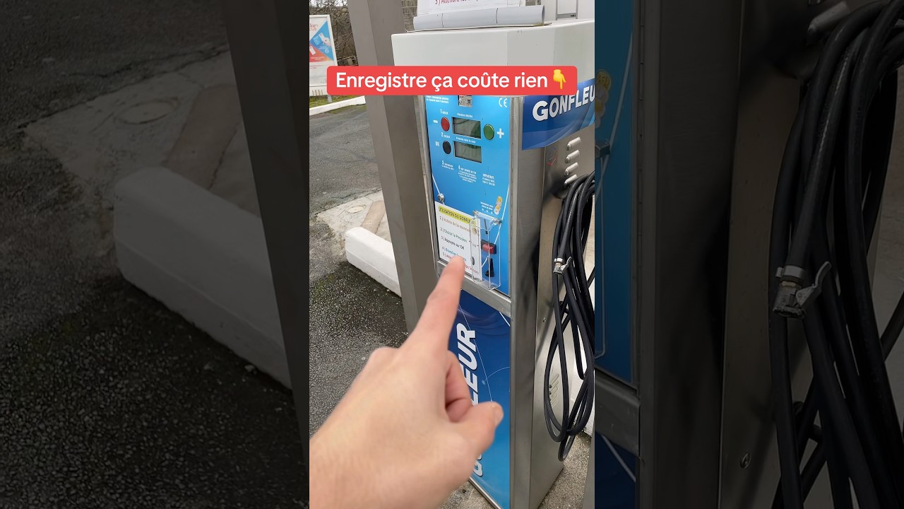 Tuto comment gonfler ses pneus. Pression des n’eus dégonflés #voiture #conseils #pneus  #tutorial