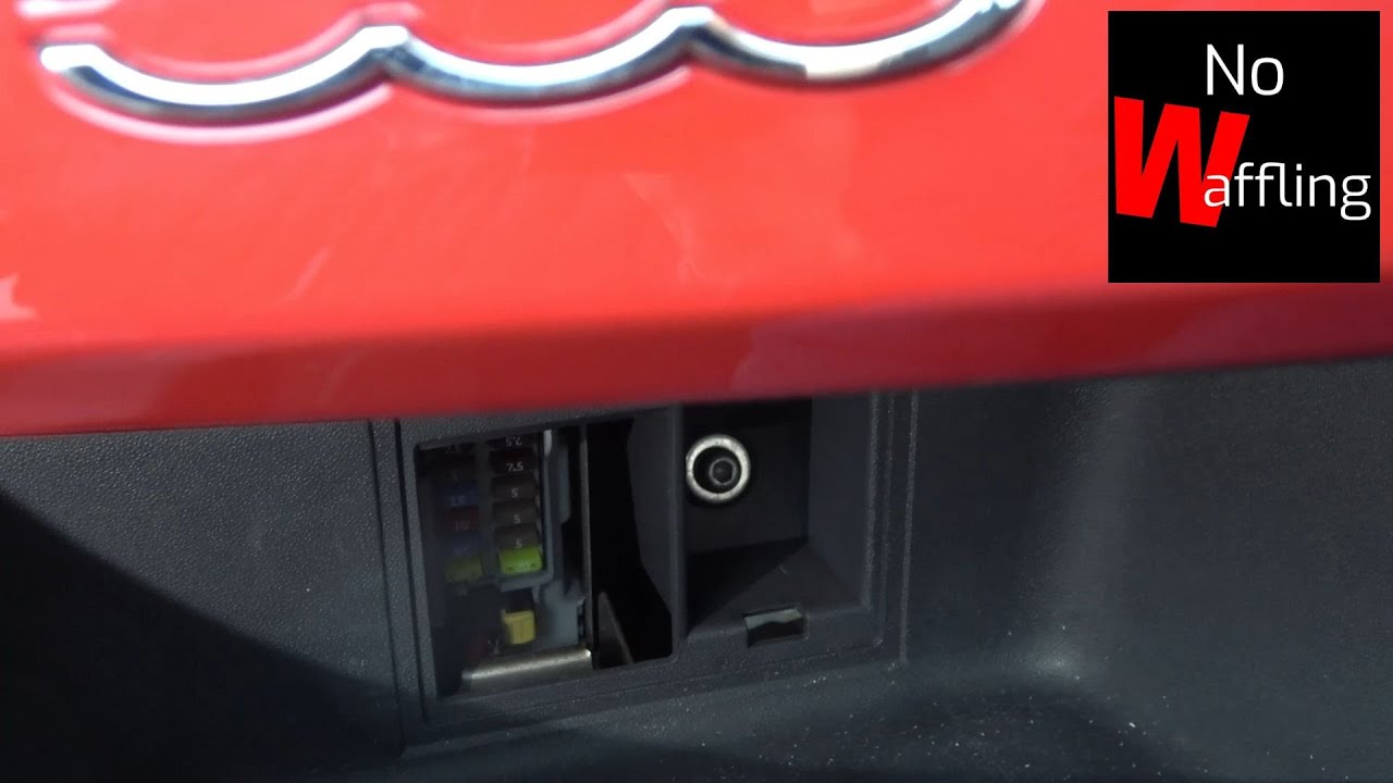 How to FIND the FUSES on the Fiat 500 - 3 Different Locations to look in - Beginners guide