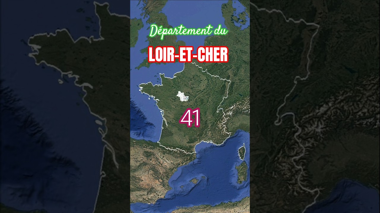 Département du Loir et-Cher 41 🇨🇵 - Diversité de  paysages #france #mapping