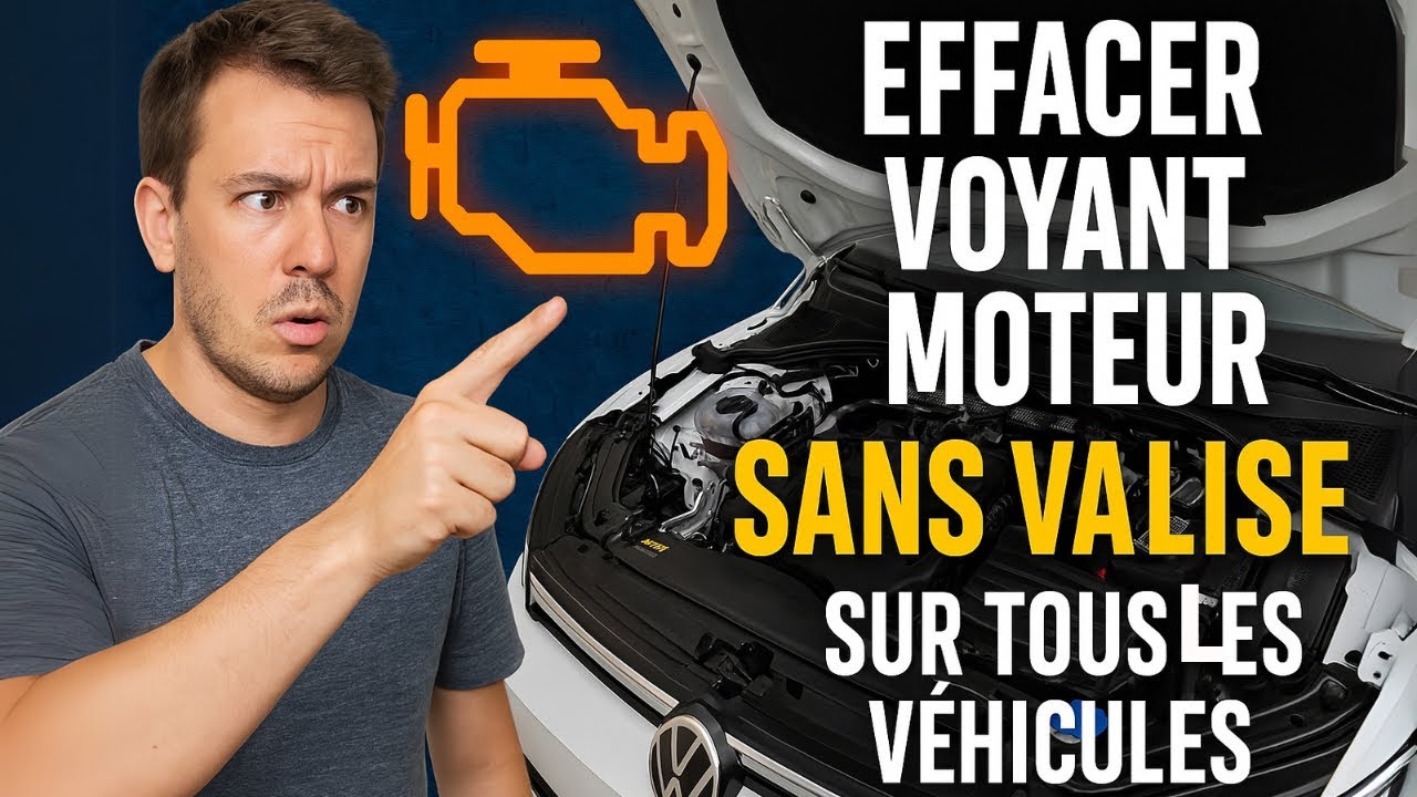VOYANT MOTEUR ALLUMER TABLEAU DE BORD EFFACEMENT GRATUIT