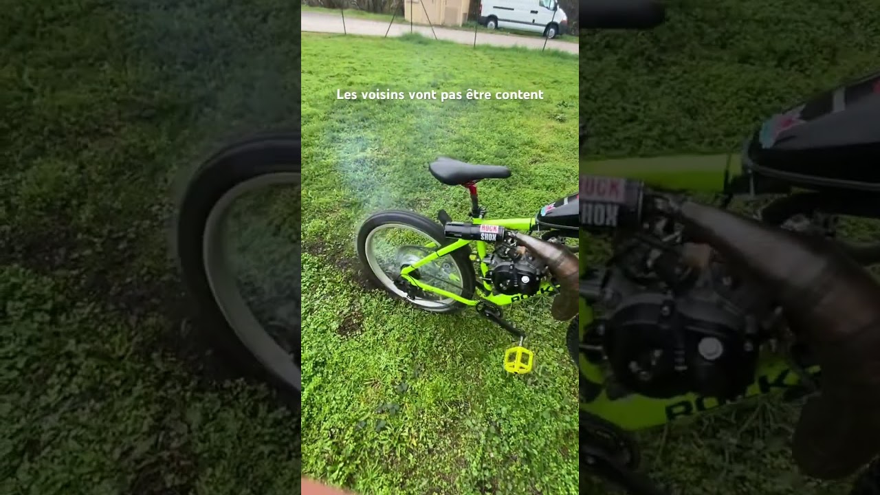 Le vélo moteur en action #velocity #velo #50cc #moto #velomoteur #70cc