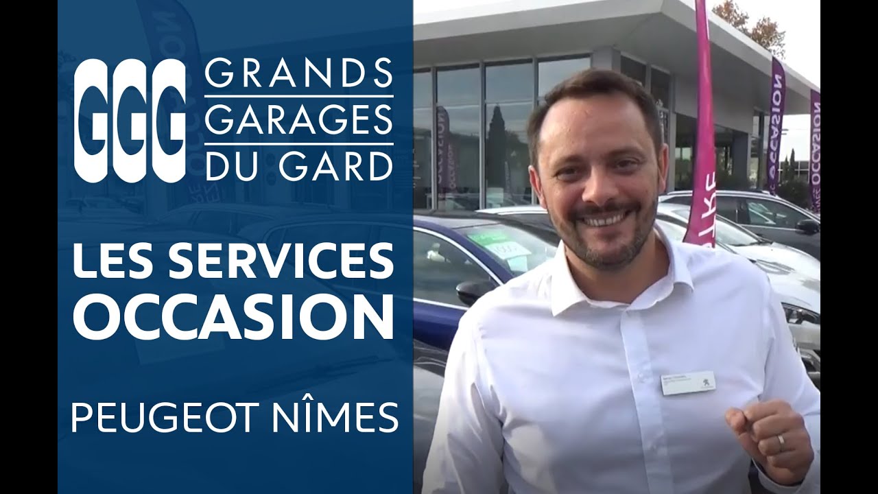 Les services occasion du garage Peugeot Nîmes