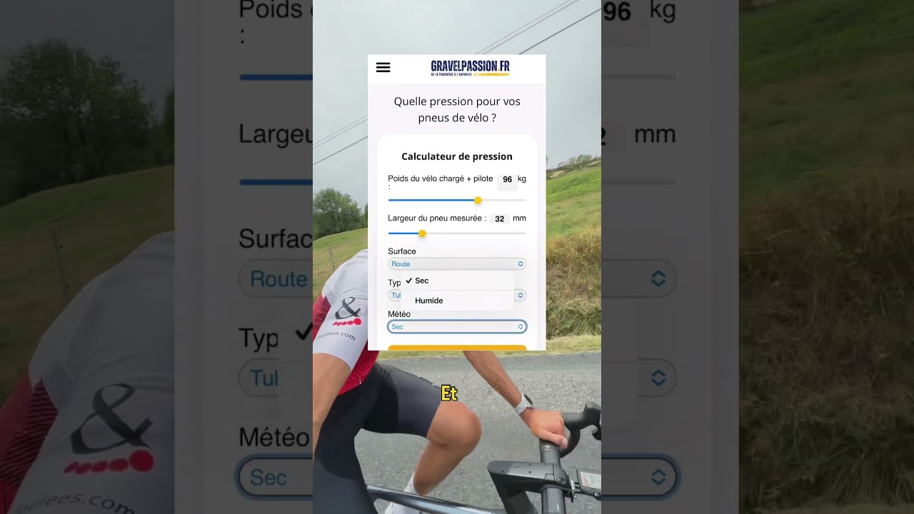 Comment savoir quelle pression mettre dans ses pneus ?! #cycling #cyclinglife #cyclingtips #tips