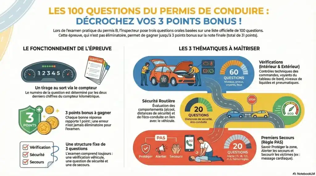 Astuces pour les questions du permis de conduire